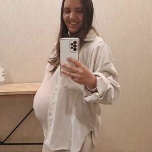 Love olive co ribbed shacket